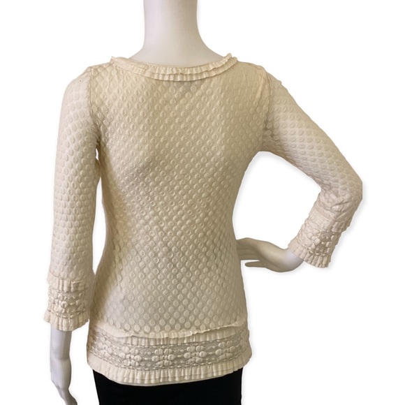 Max Edition Sheer Ruffle Top - Picture 2 of 5